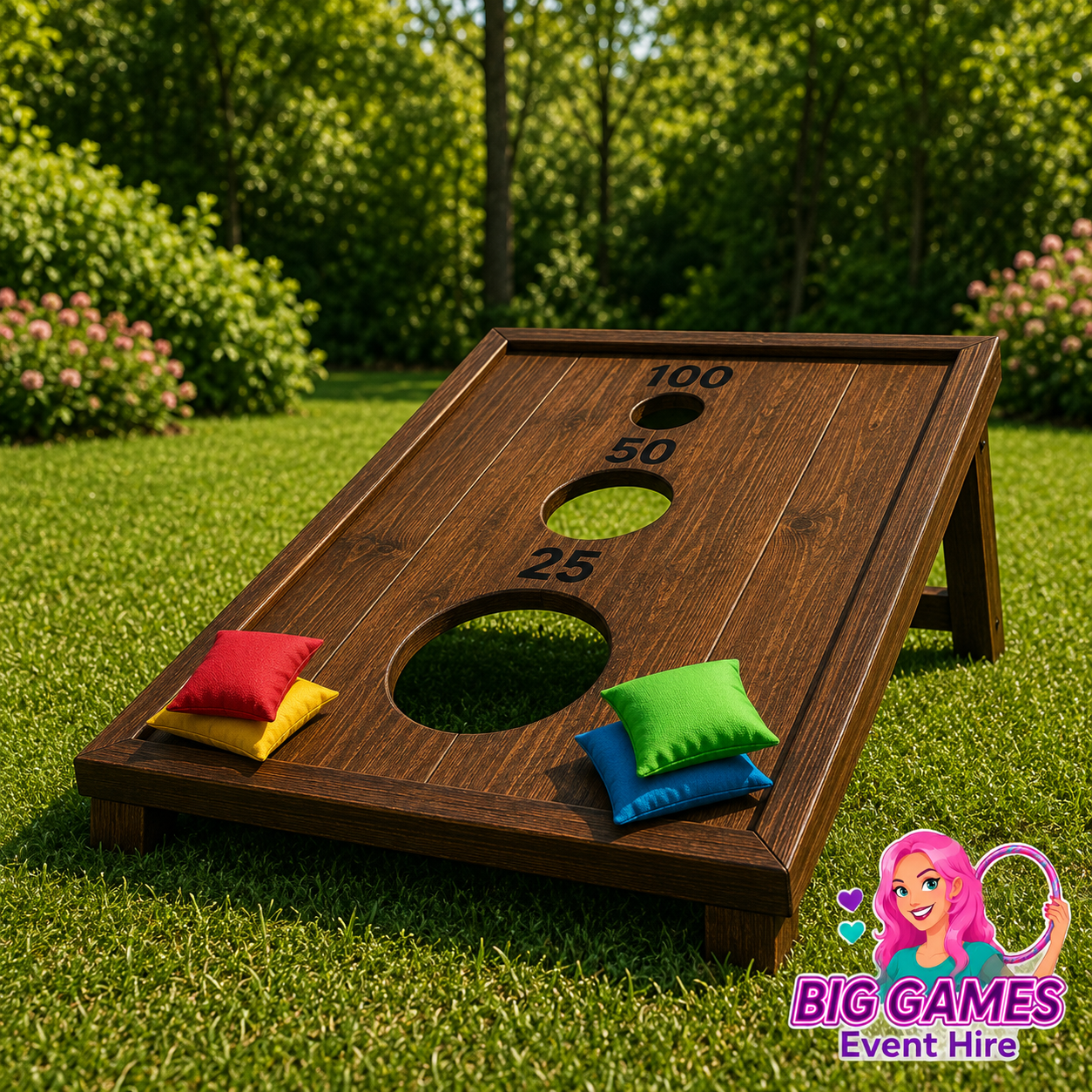 Cornhole giant garden game