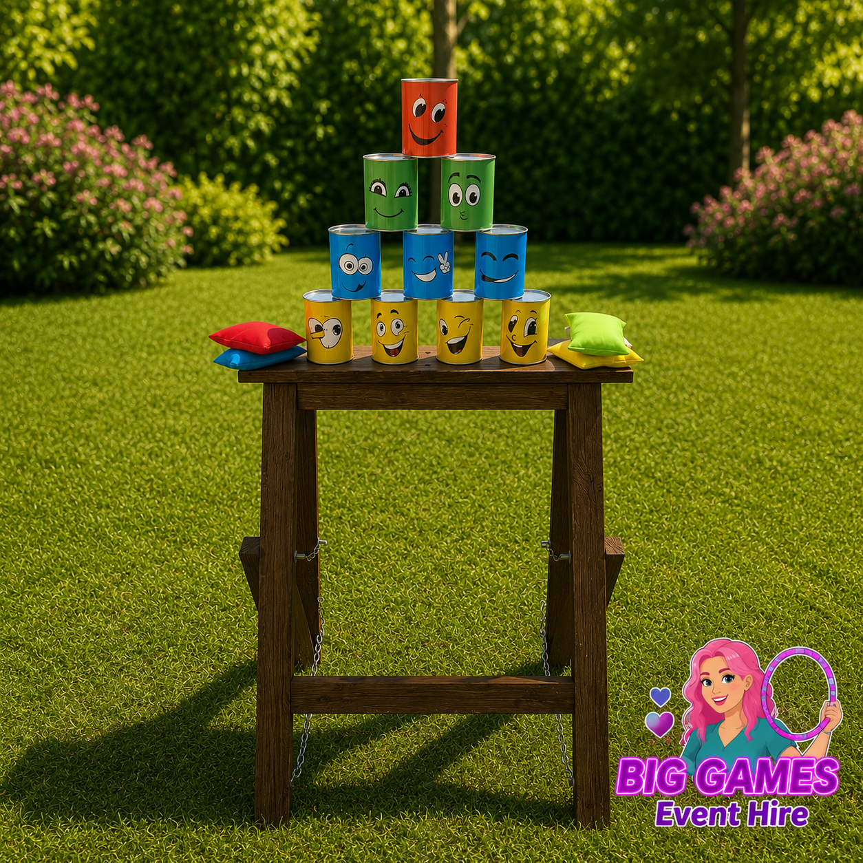 Tin Can Alley garden game