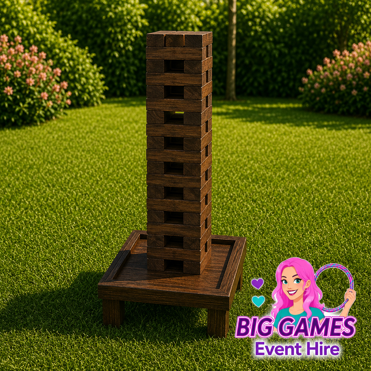 Tumbling Towers giant garden game